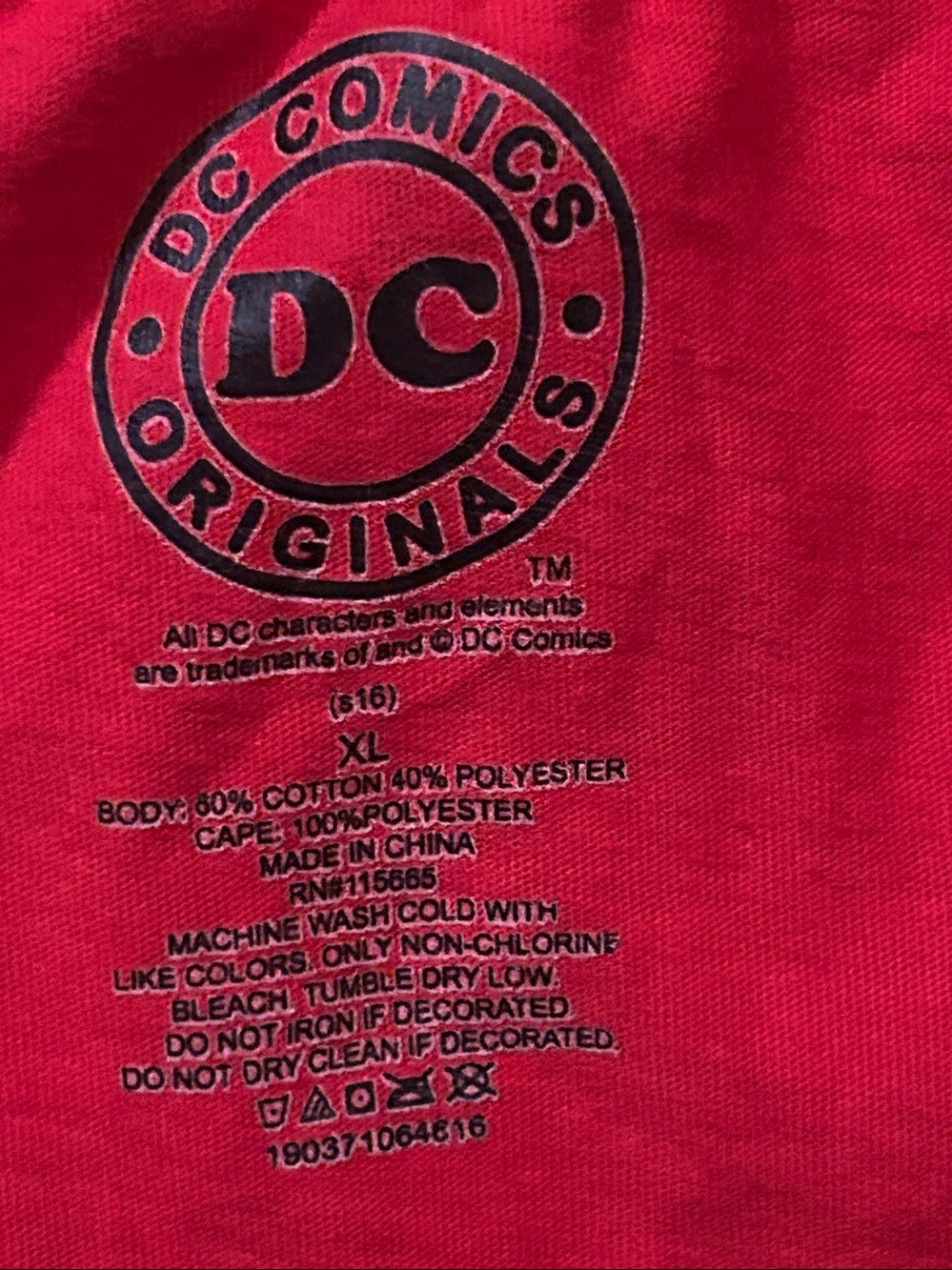 DC COMICS ORIGINALS Wonder Woman Costume Caped Tee Size XL J - Picture 3 of 9